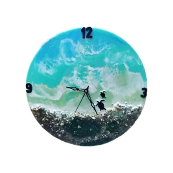 resin wall clock