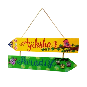 kids name plates 2 planks