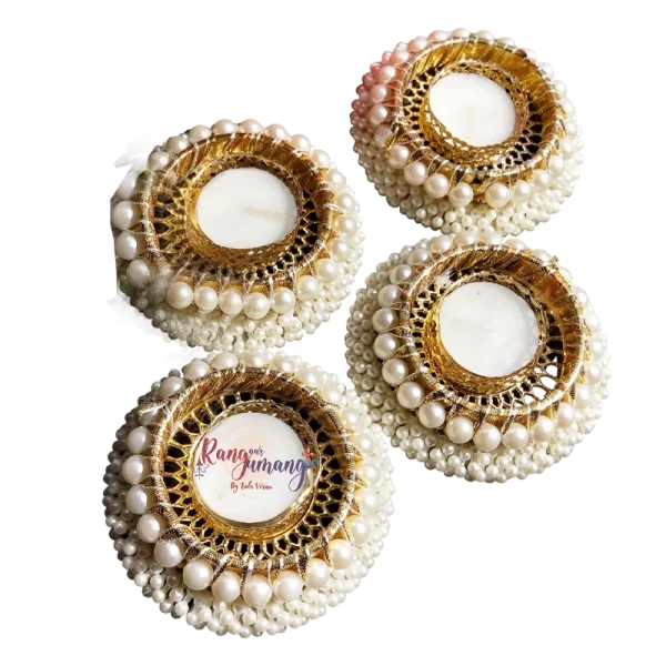 pearl tealights