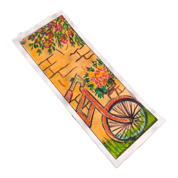 watercolor bookmark