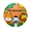 kids name plates jungle theme