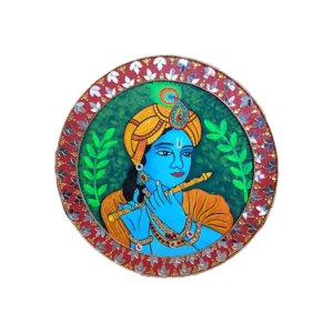 krishna wall plate