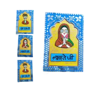 rajasthani couple wall jharokha set of 2