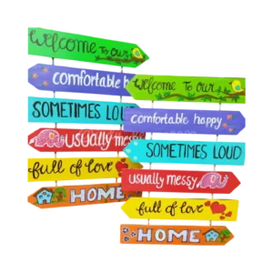 welcome hanging 6 planks